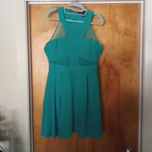 Turquoise halter cocktail/sun dress